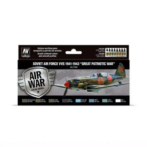 Vallejo Soviet VVS Paint Set 71.197 (1941–1943 Air Colors)