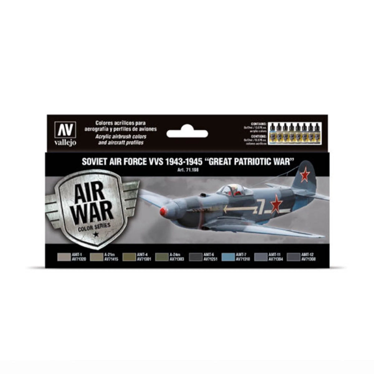 Vallejo Model Air Set: Soviet Air Force VVS 1943 to 1945 “Great Patriotic War”