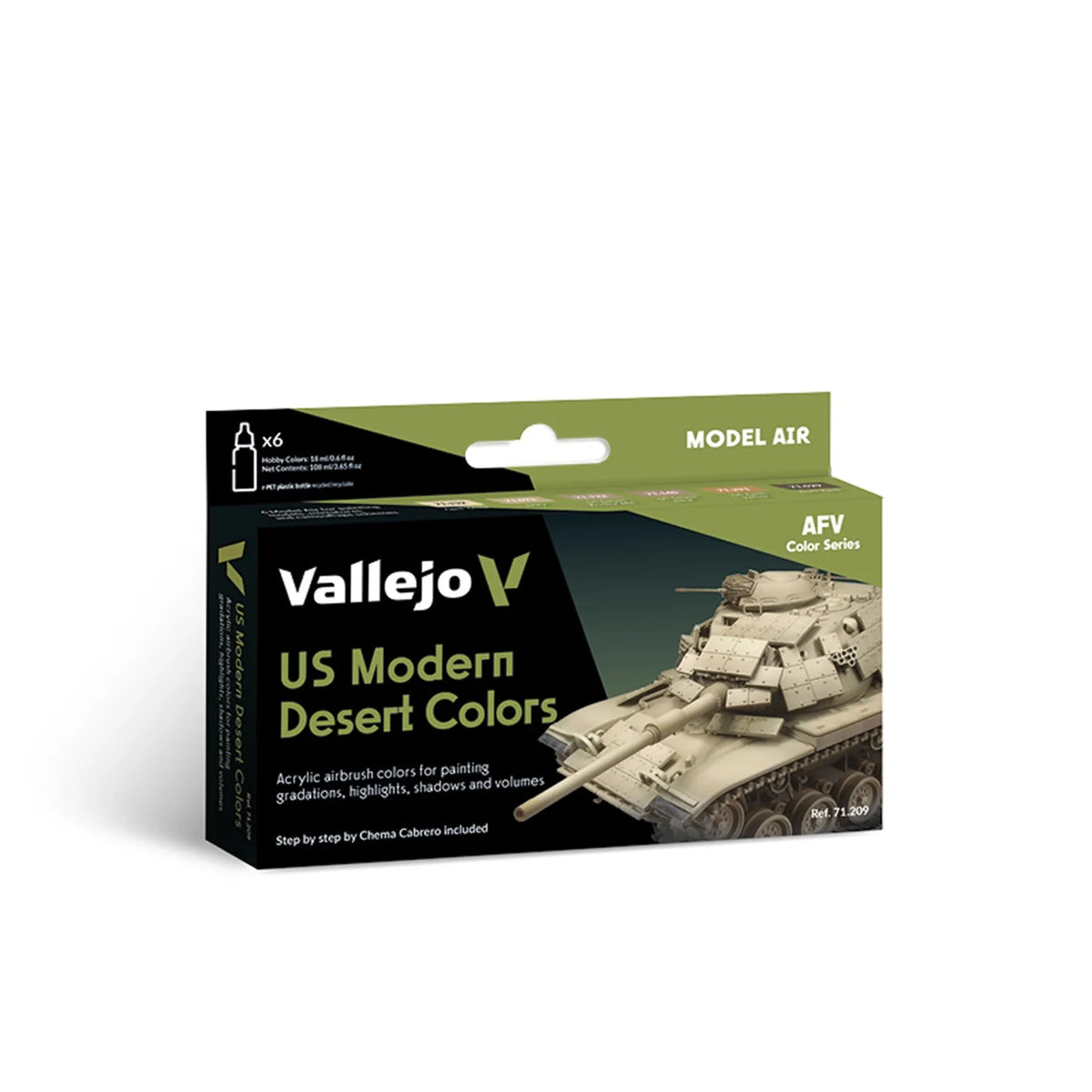 Vallejo Model Air Set: US Modern Desert Colors