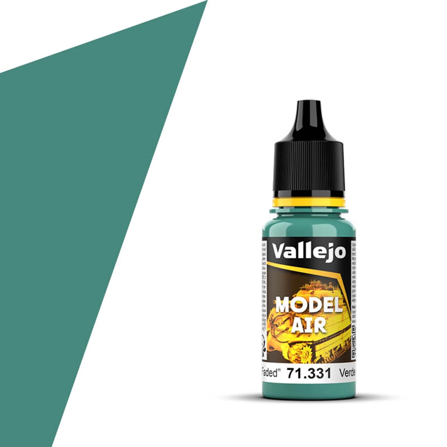 Vallejo Model Air: Cockpit Emerald Green “Faded” (18ml)
