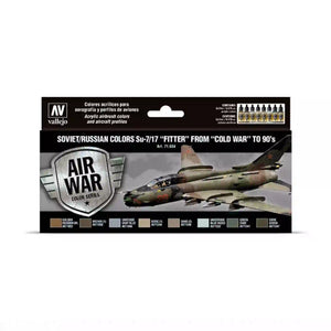 Vallejo Su-7/17 Paint Set - Fitter Colors 71.604