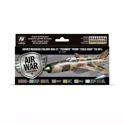 Vallejo MiG-21 Fishbed Paint Set 71.607