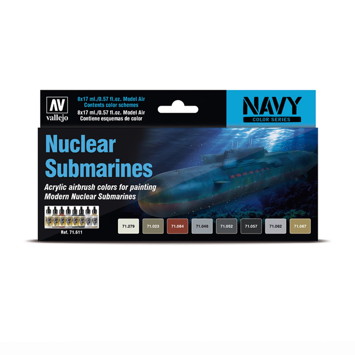 Vallejo Model Air Set: Nuclear Submarines