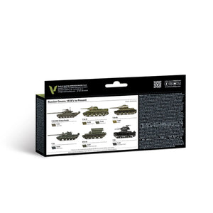 Vallejo Model Air Set: Russian Greens (1928’s to Present)