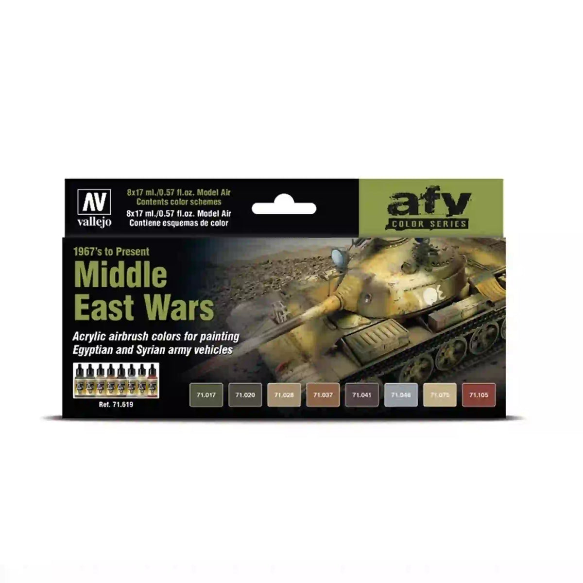 Vallejo 71.619 Middle East Wars Paint Set