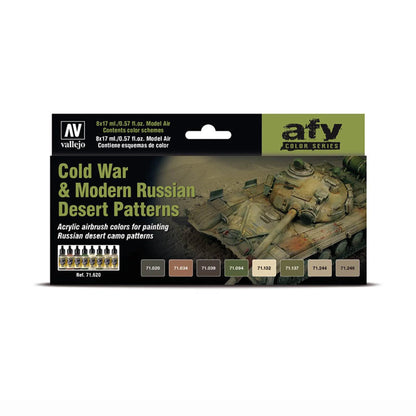 Vallejo Model Air Set: Cold War & Modern Russian Desert Patterns