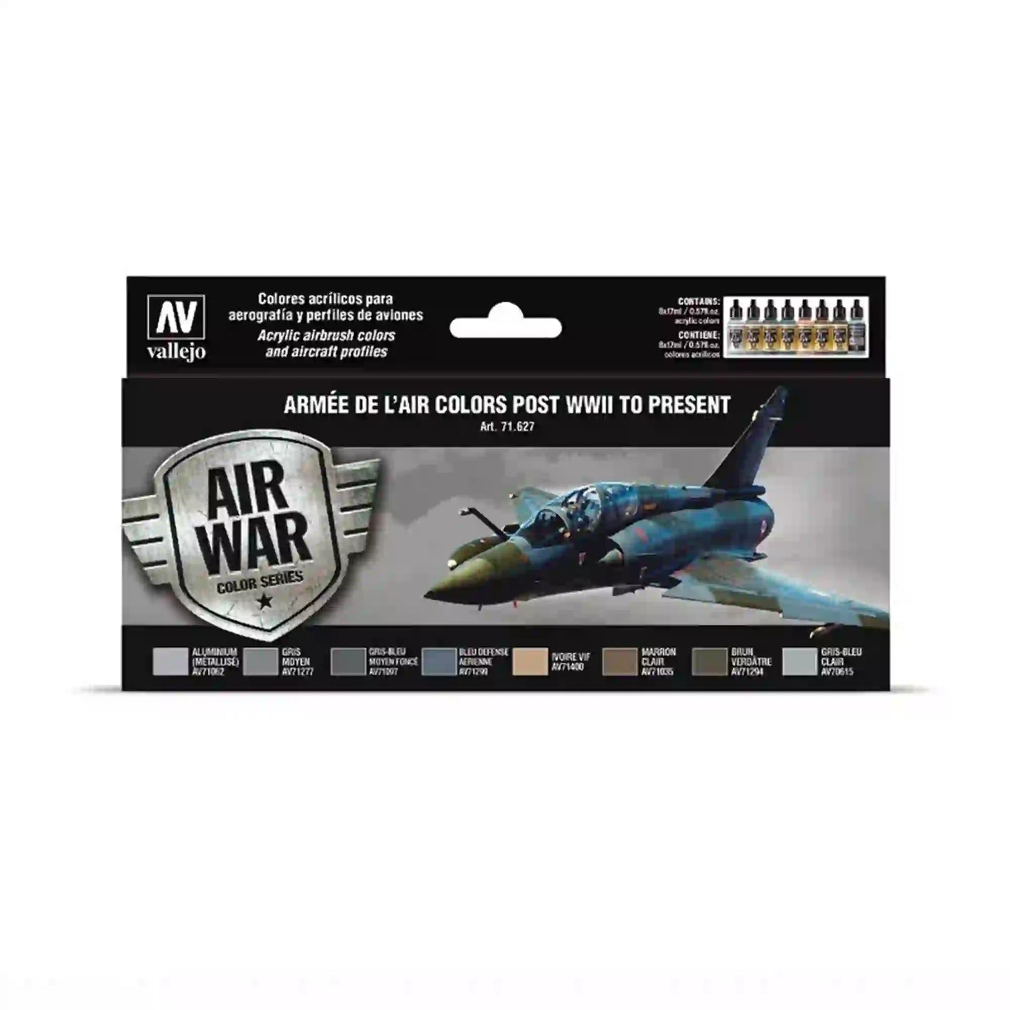 Vallejo French Air Force Paint Set