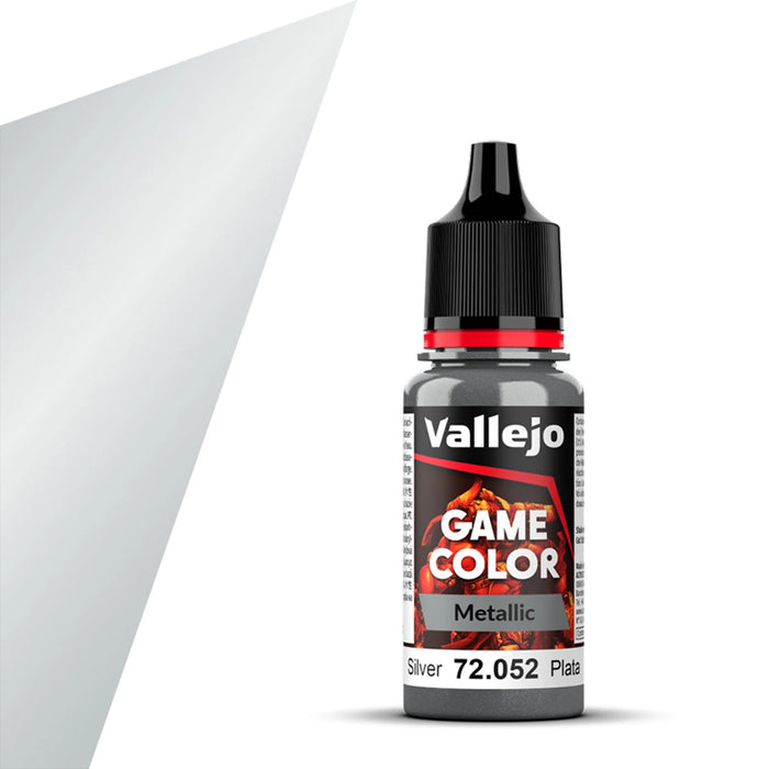 Vallejo Game Color Metal: Silver (18ml)