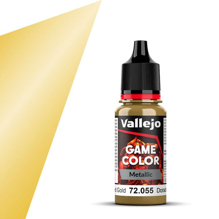 Vallejo Game Color Metal: Polished Gold (18ml)