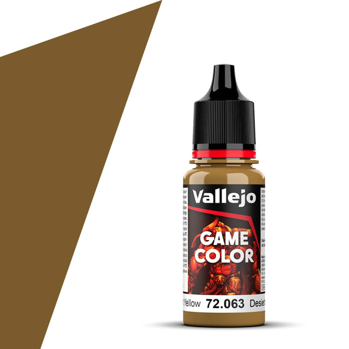 Vallejo Game Color: Desert Yellow (18ml)