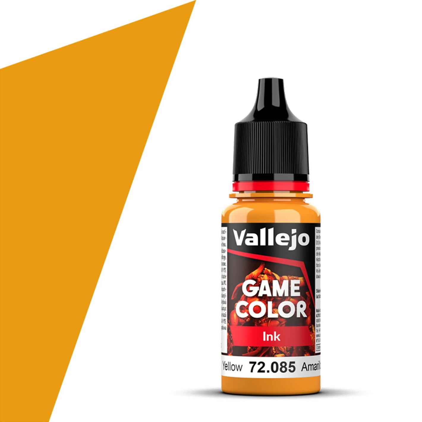 Vallejo Game Color Ink: Yellow (18ml)