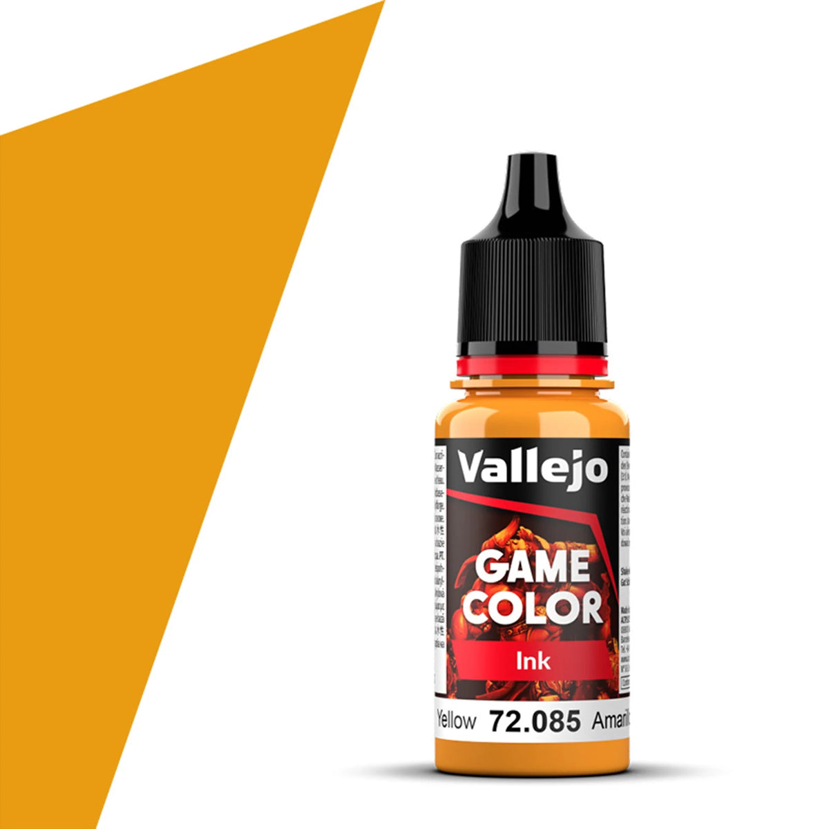 Vallejo Game Color Ink: Yellow (18ml)
