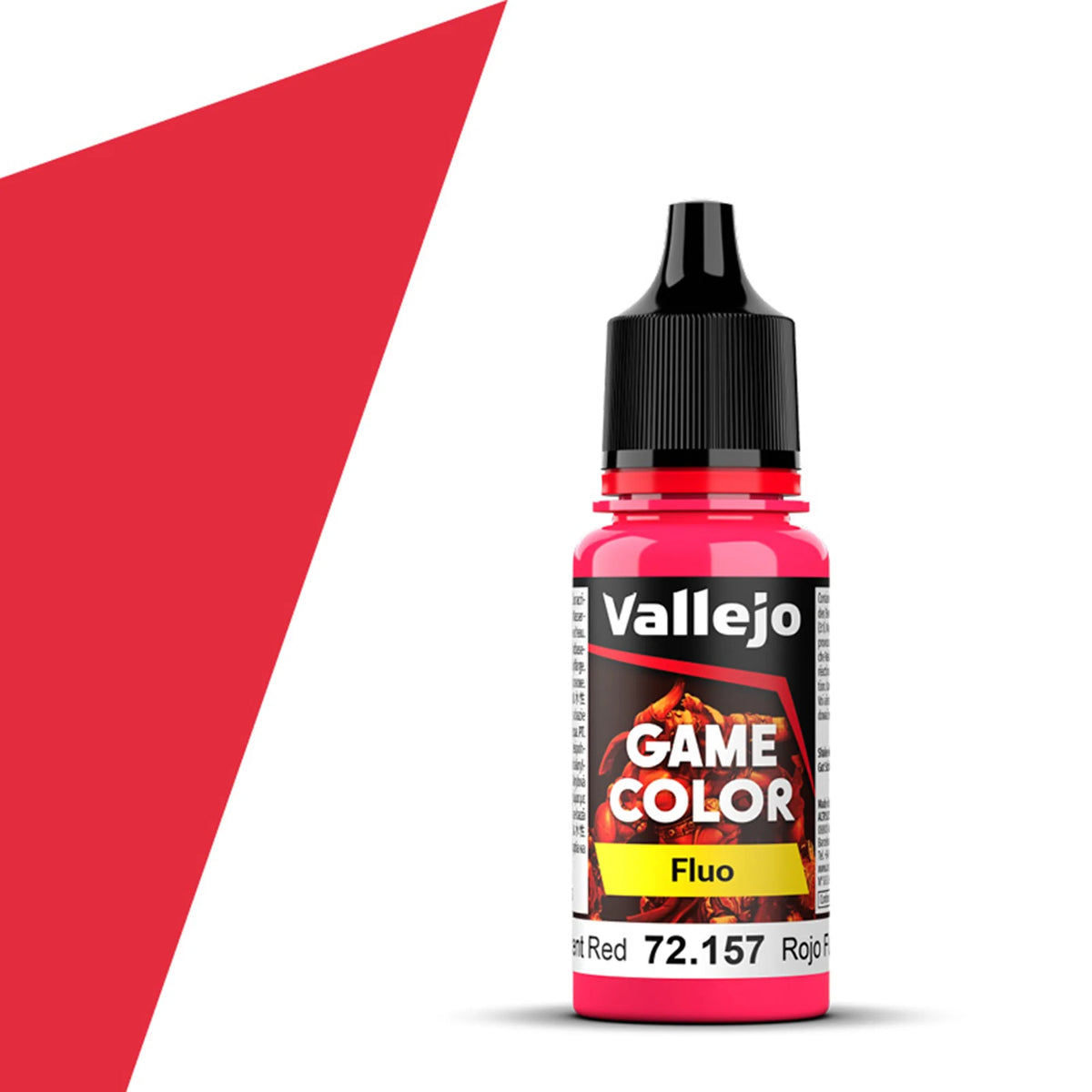 Vallejo Game Color: Fluorescent Red (18ml)