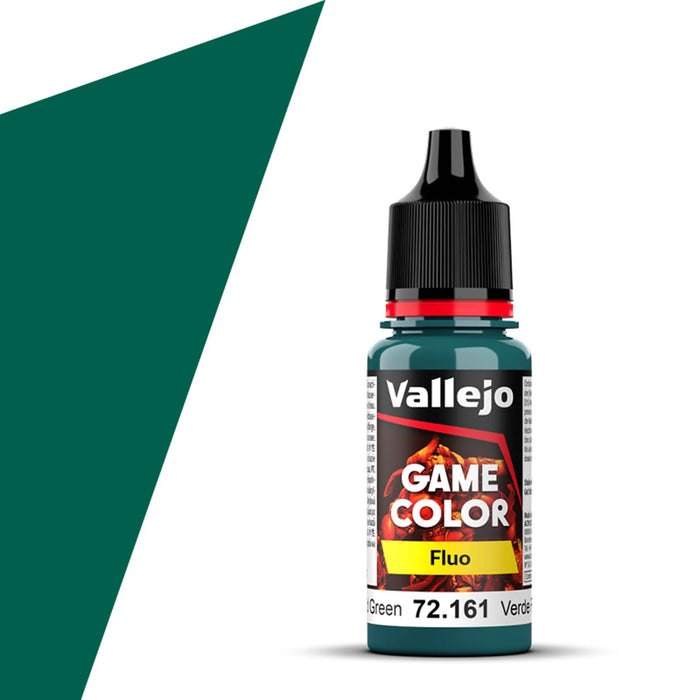 Vallejo Game Color: Fluorescent Cold Green (18ml)