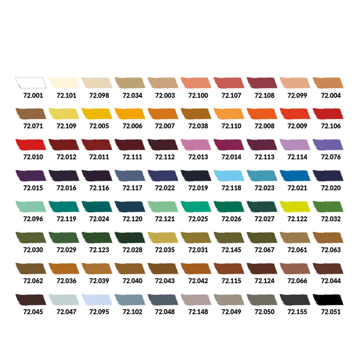 Vallejo Game Color Foundation Case (80 paints + Guide)