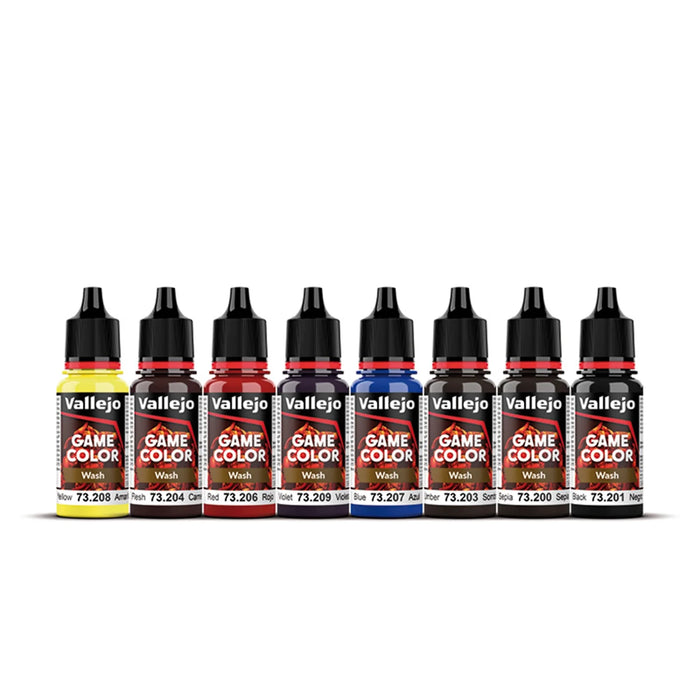 Vallejo Game Color Wash Paint Set