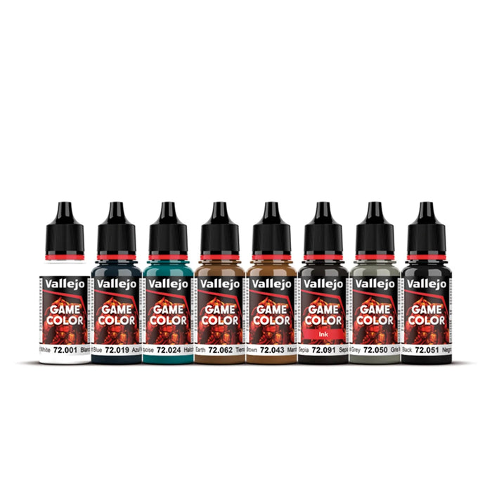 Vallejo Game Color Non Metallic Metal Paint Set by Ángel Giráldez