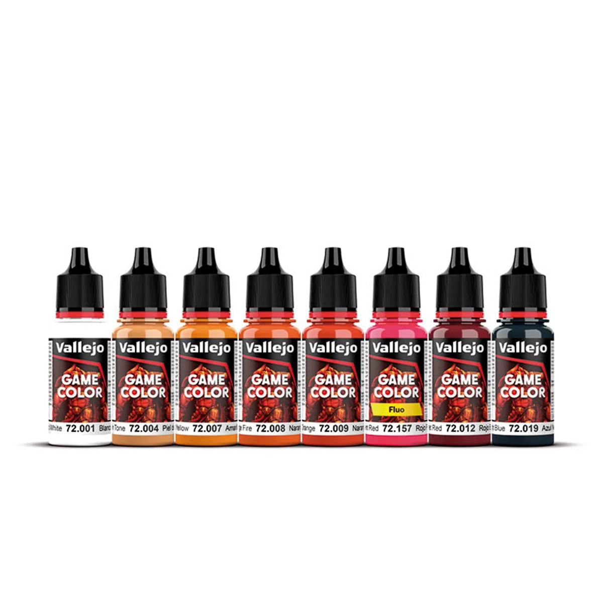 Vallejo Game Color Fire Dragons Paint Set by Ángel Giráldez
