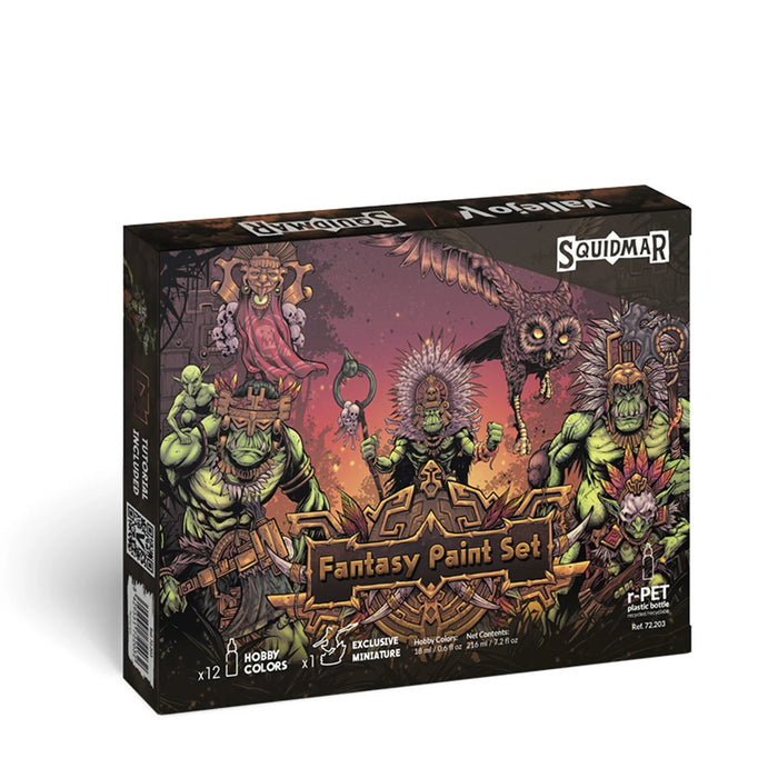 Vallejo Game Color Fantasy Paint Set by Squidmar Miniatures