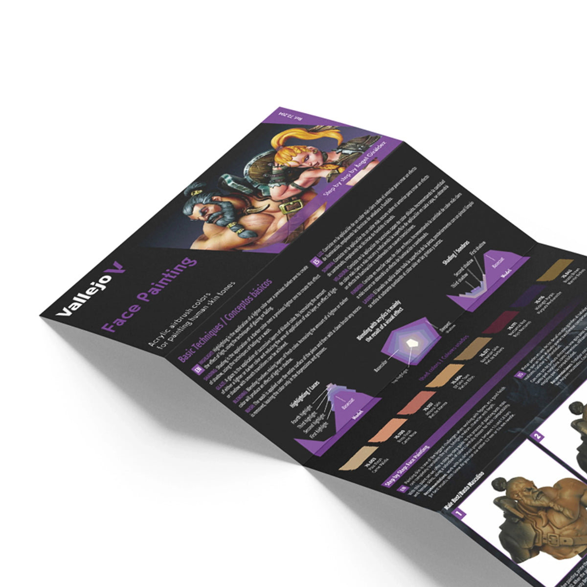 Vallejo Game Air Face Painting Paint Set by Ángel Giráldez