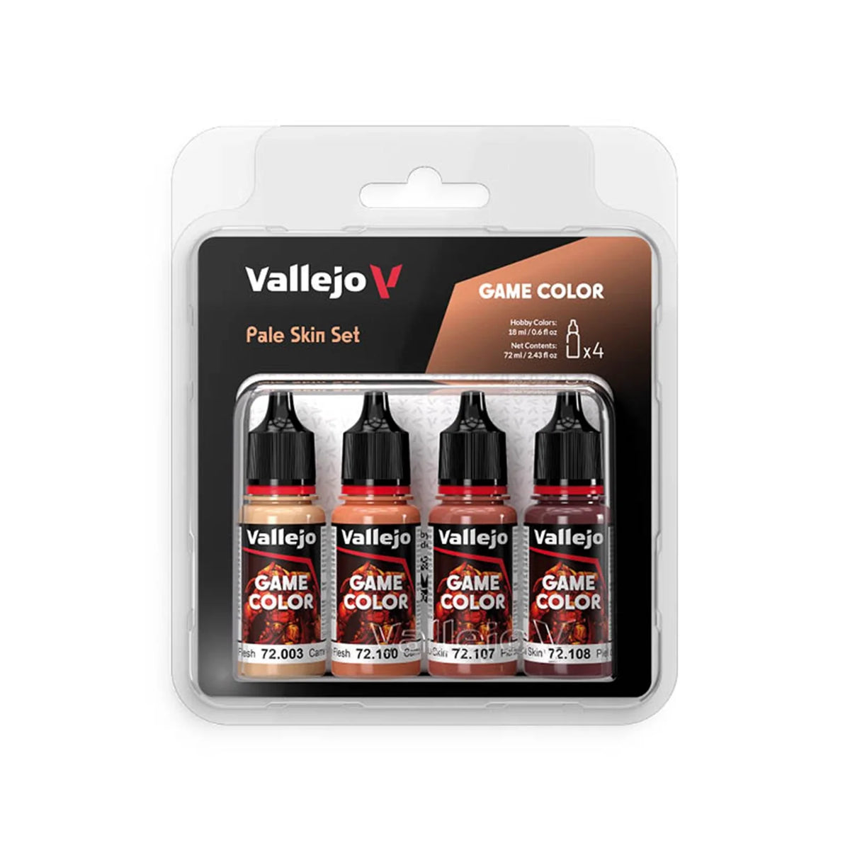 Vallejo Game Color Pale Skin Paint Set