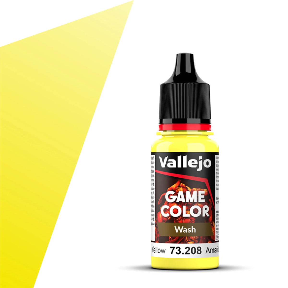 Vallejo Game Color: Yellow Wash (18ml)