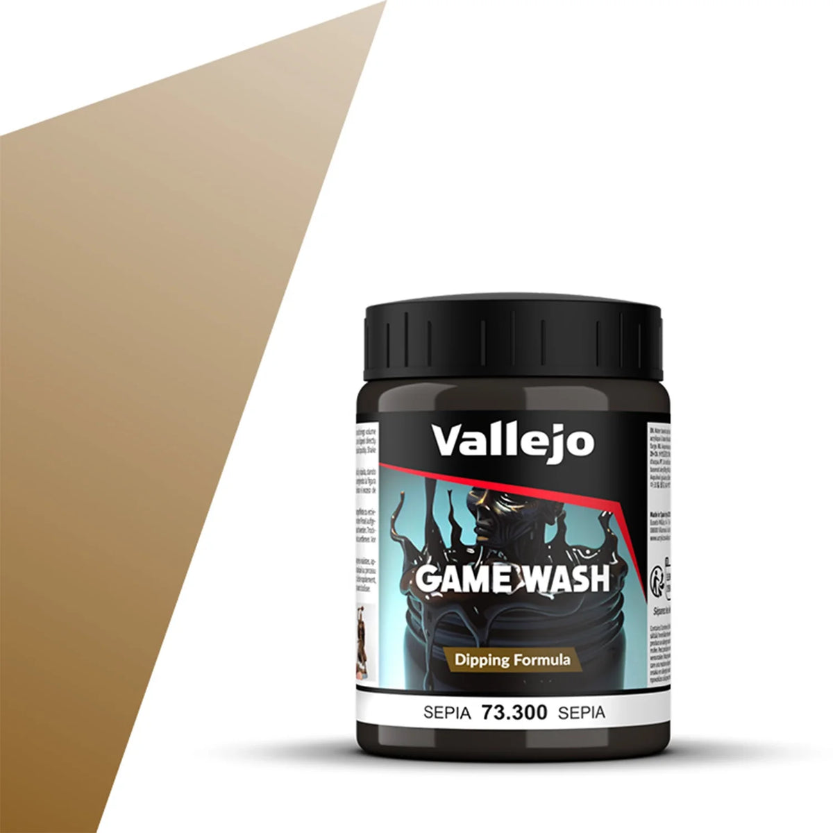 Vallejo Game Wash Dipping Formula Sepia (200mL)