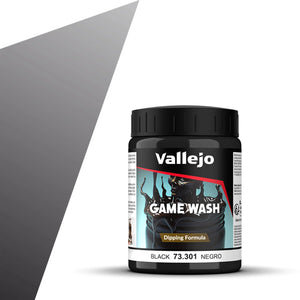 Vallejo Game Wash Dipping Formula Black (200mL)