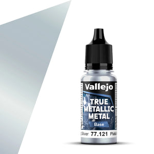 Vallejo True Metallic Metal Base: Sterling Silver (18ml)
