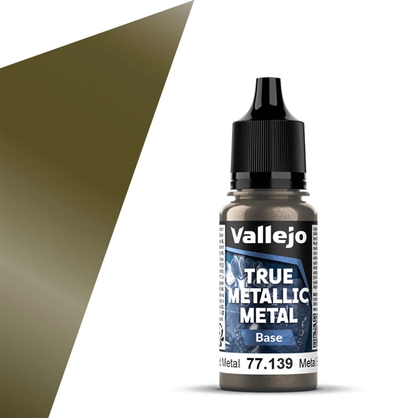 Vallejo True Metallic Metal Base: Aged Metal (18ml)