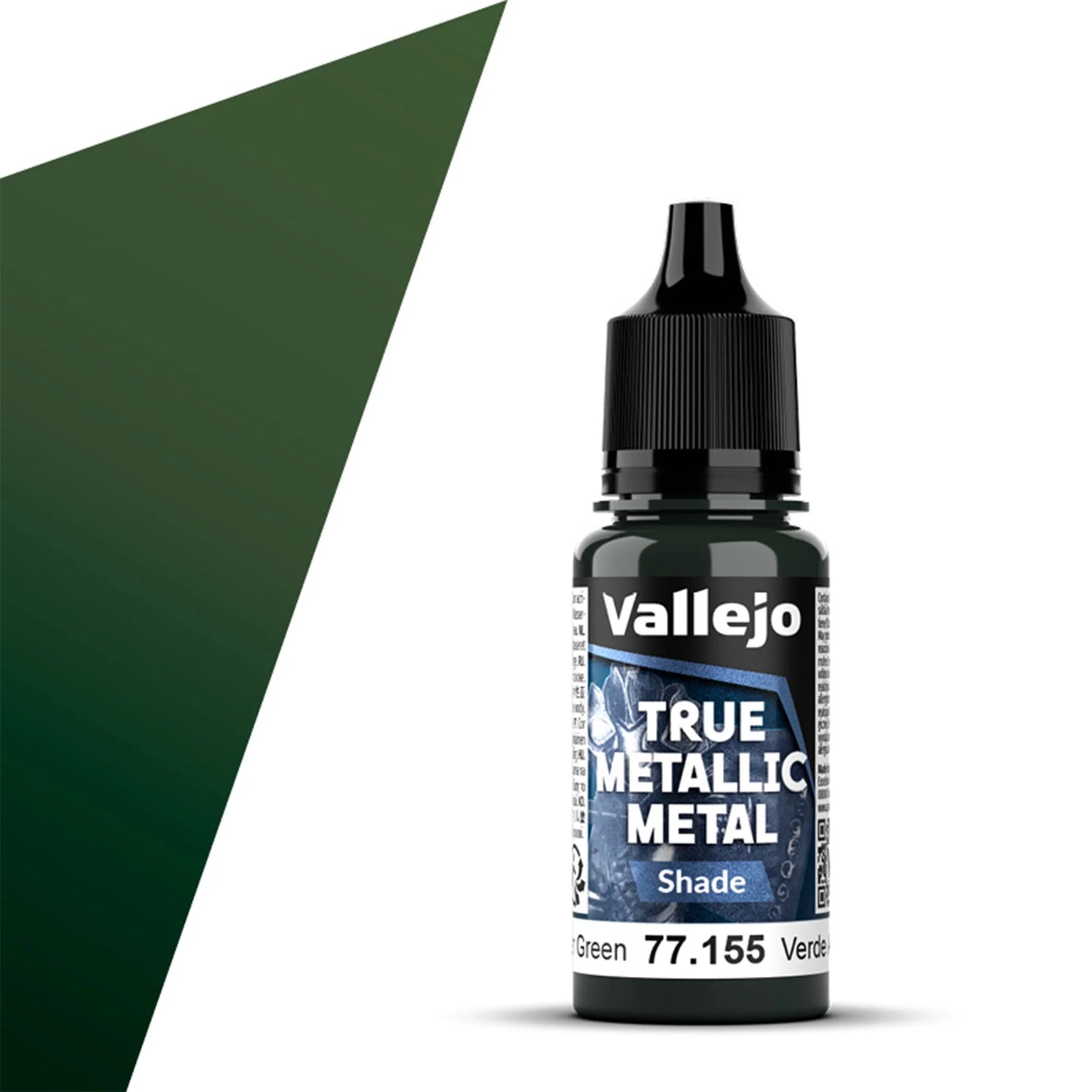Vallejo True Metallic Metal Shade: Amber Green (18ml)