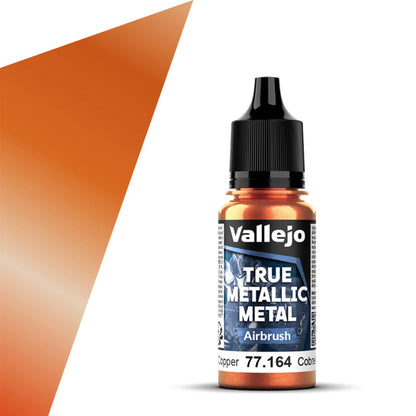 Vallejo True Metallic Metal Airbrush Color: Ancient Copper (18ml)