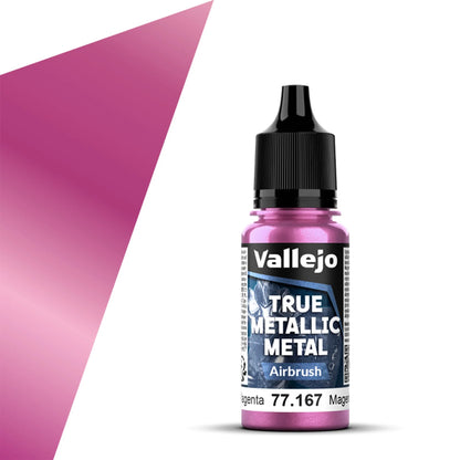 Vallejo True Metallic Metal Airbrush Color: Crimson Magenta (18ml)