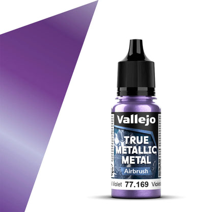 Vallejo True Metallic Metal Airbrush Color: Celestial Violet (18ml)