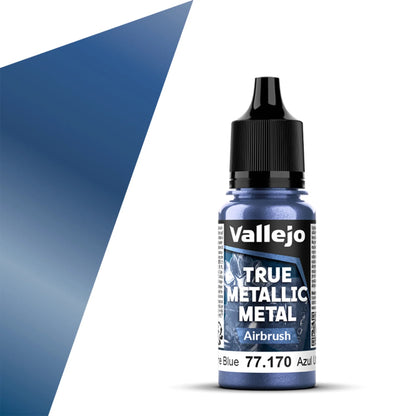 Vallejo True Metallic Metal Airbrush Color: Ultramarine Blue (18ml)
