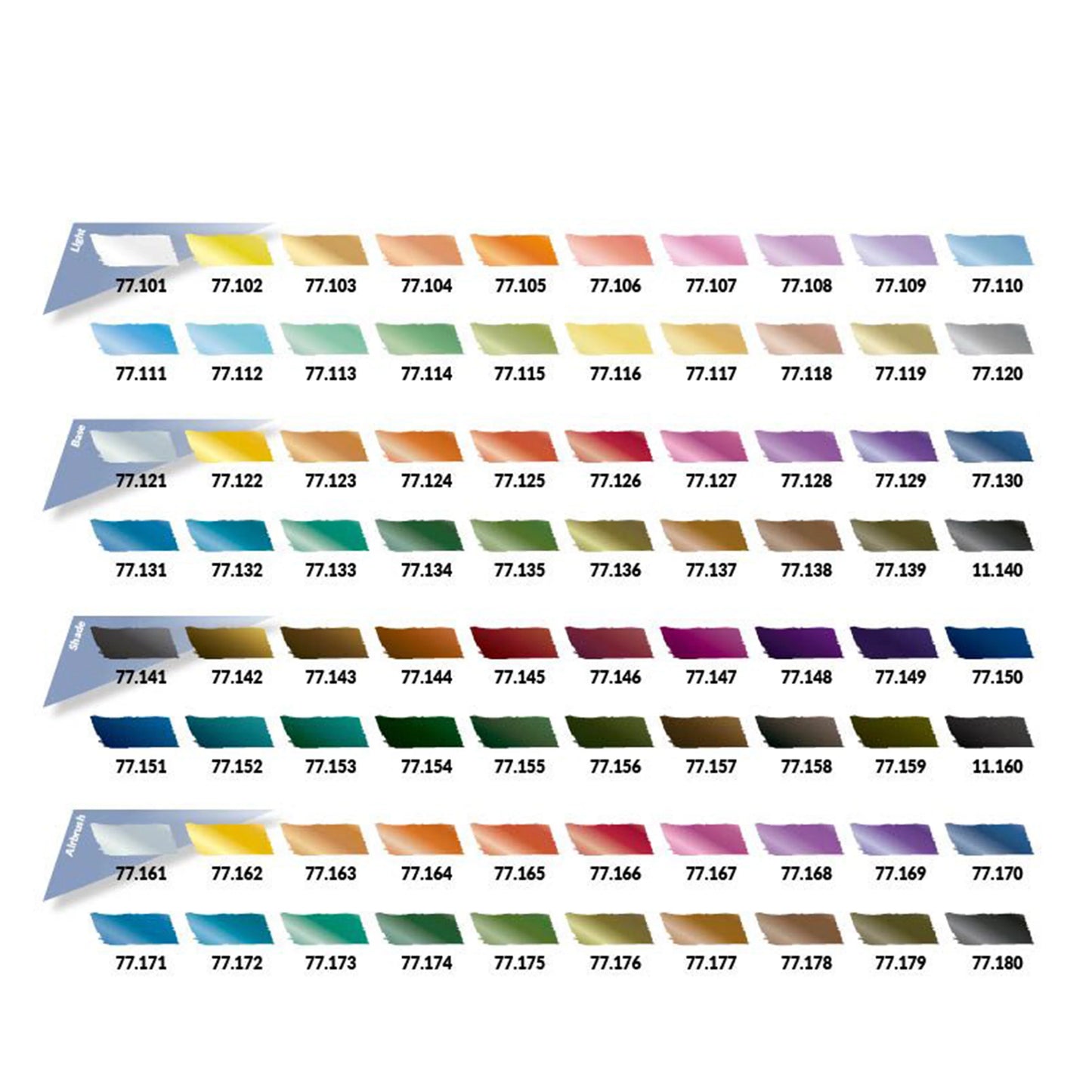 Vallejo True Metallic Metal – Full Collection Paint Set