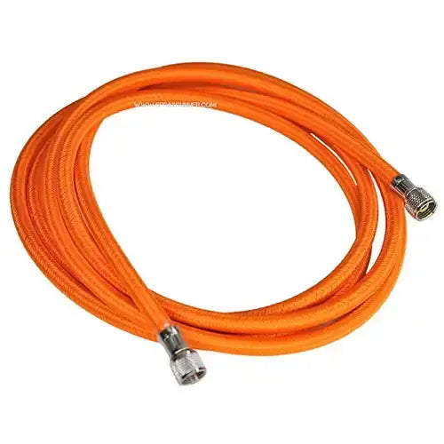 1/8"- 1/8" 6FT(2M) Braided Airbrush Hose Signature Orange