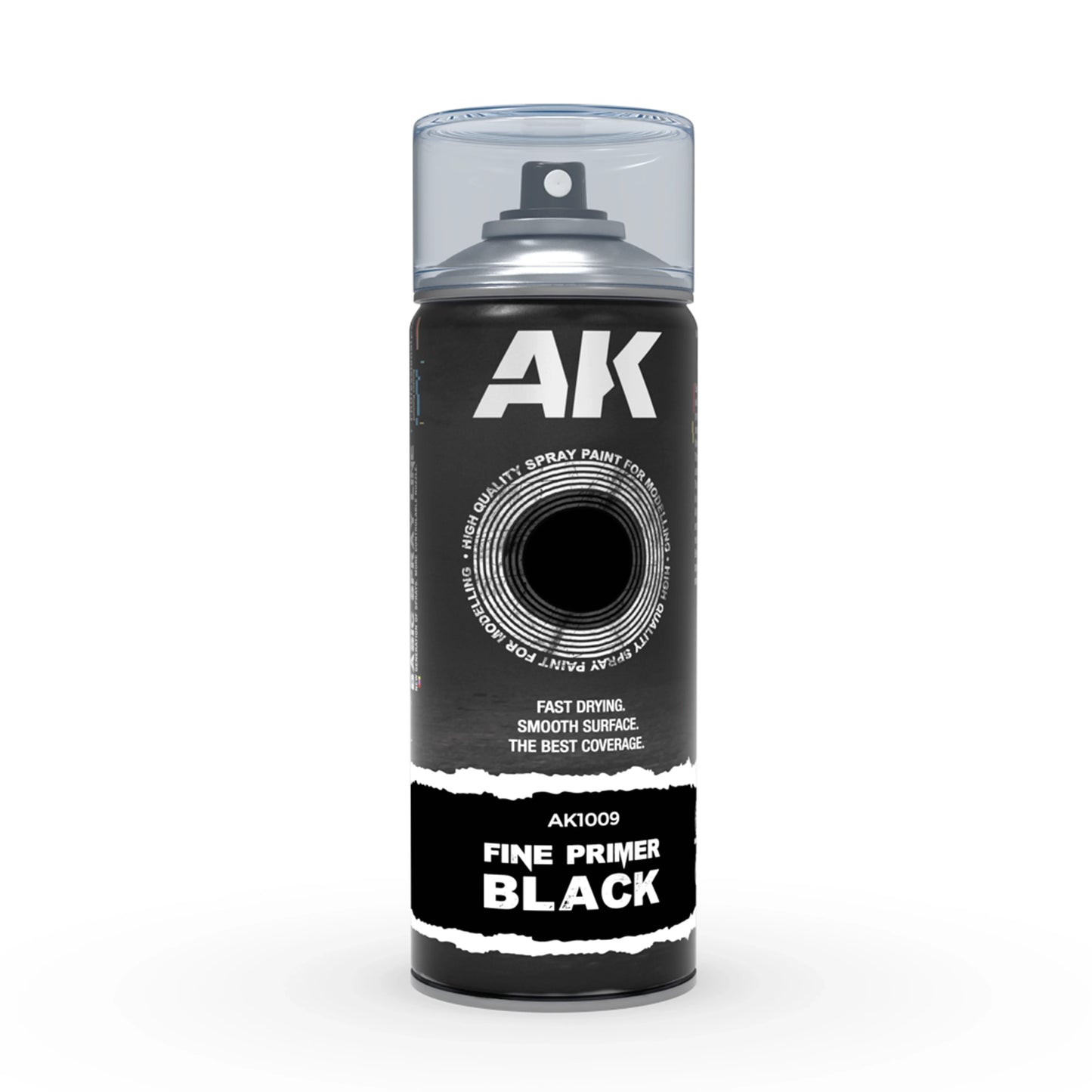 AK Interactive Fine Primer - Black Spray
