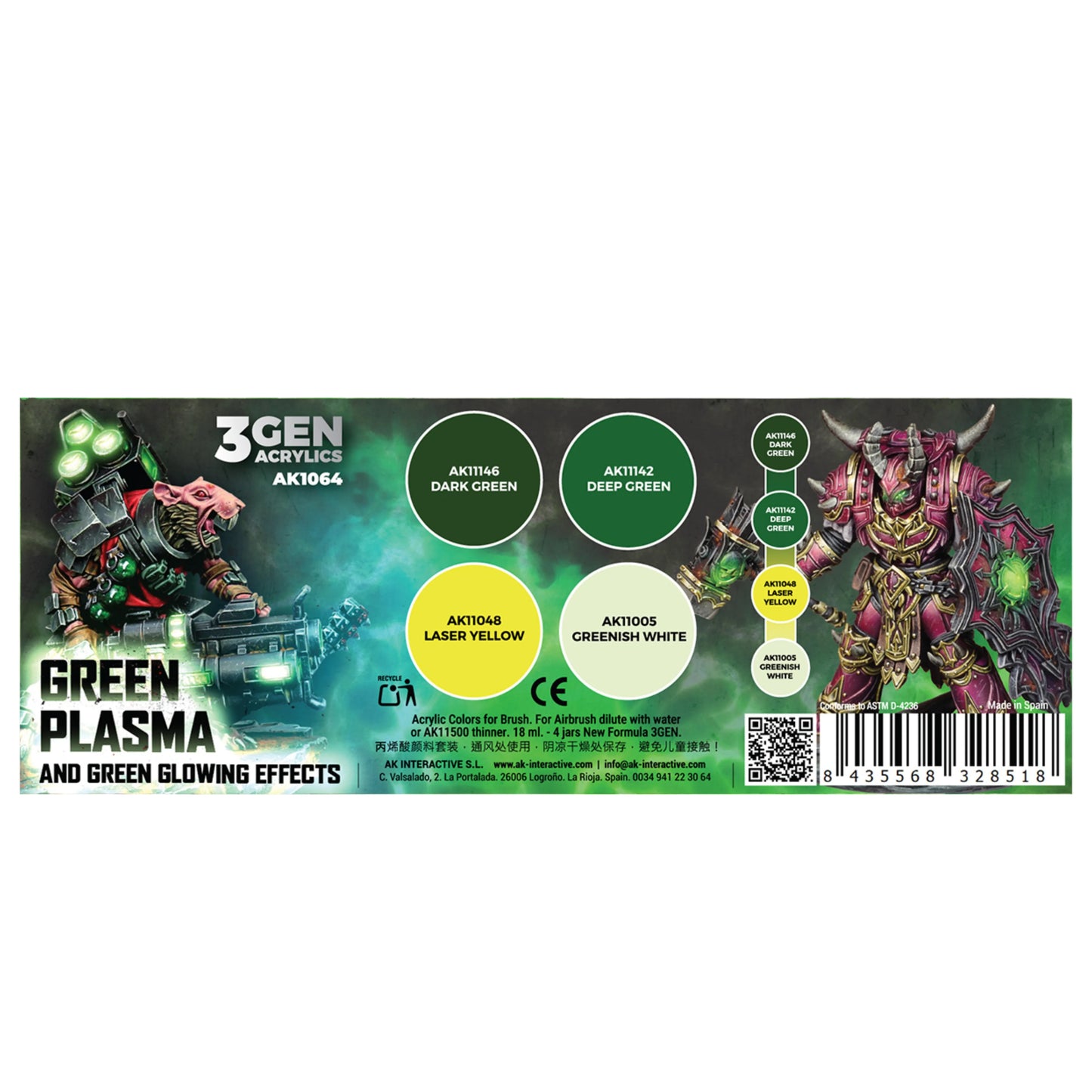 AK Interactive AK1064 Green Plasma & Glowing Effects
