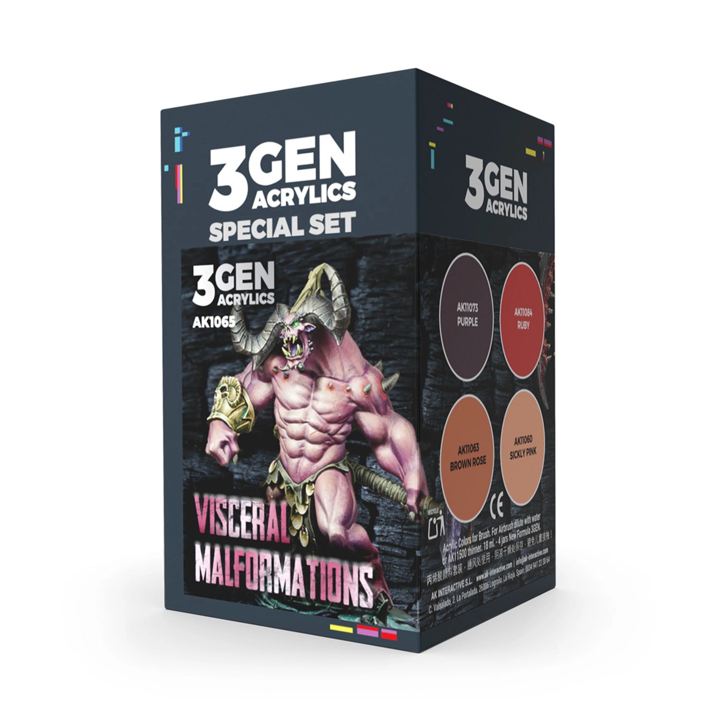 AK Interactive AK1065 Visceral Malformations Paint Set