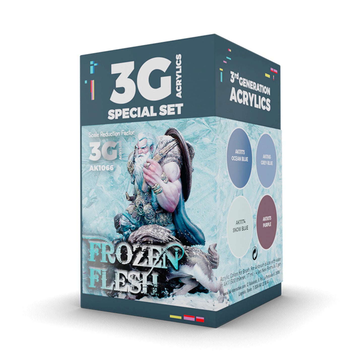 AK Interactive AK1066 Frozen Flesh Paint Set