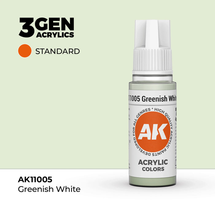 AK Interactive Standard Colors - Greenish White (17ml)