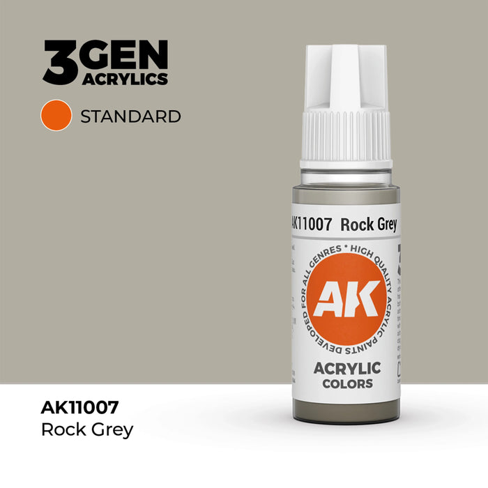 AK Interactive Standard Colors - Rock Grey (17ml)