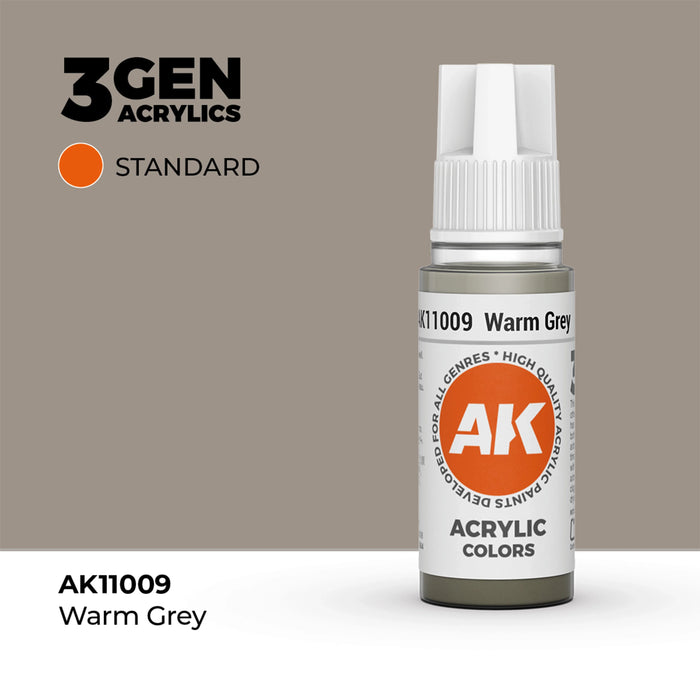AK Interactive Standard Colors - Warm Grey (17ml)