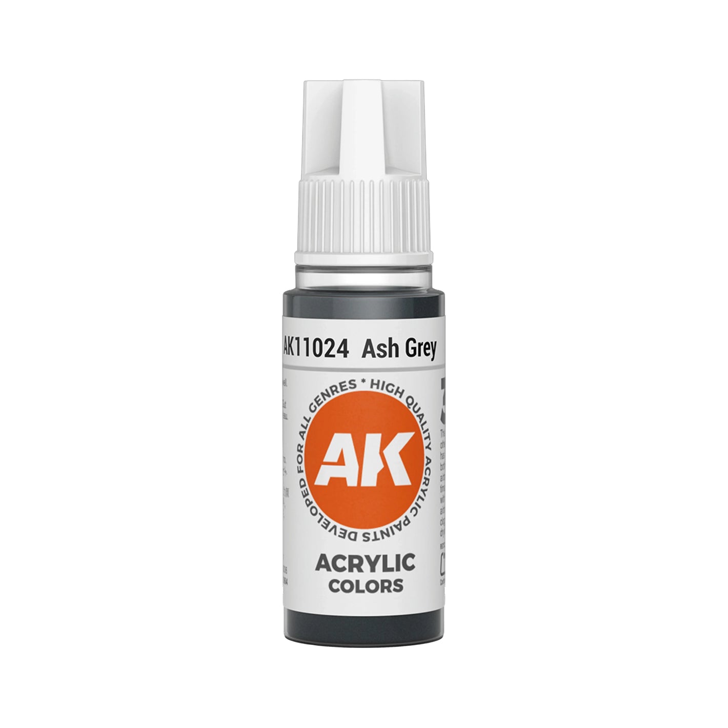 AK Interactive Standard Colors - Ash Grey (17ml)
