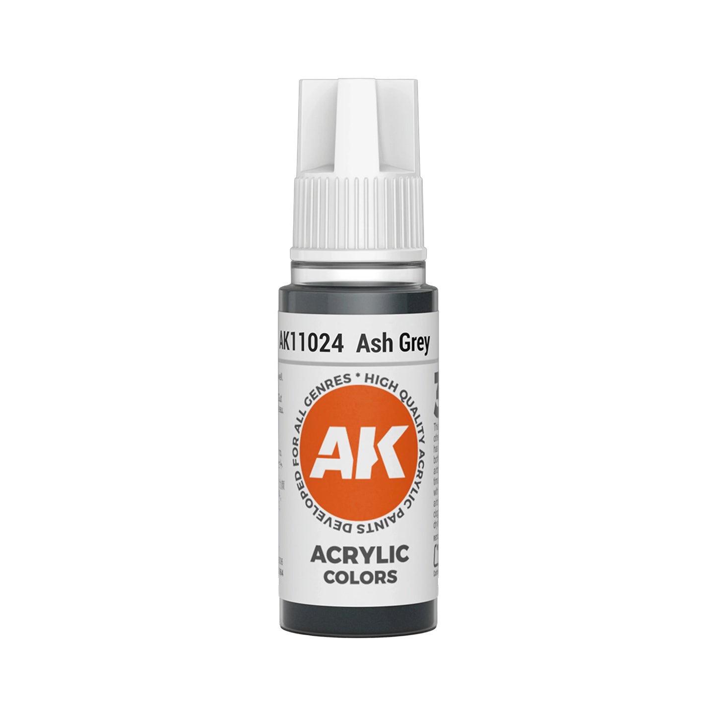 AK Interactive Standard Colors - Ash Grey (17ml)