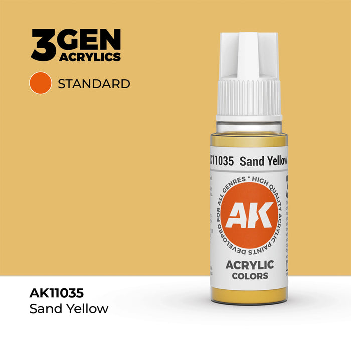 AK Interactive Standard Colors - Sand Yellow (17ml)