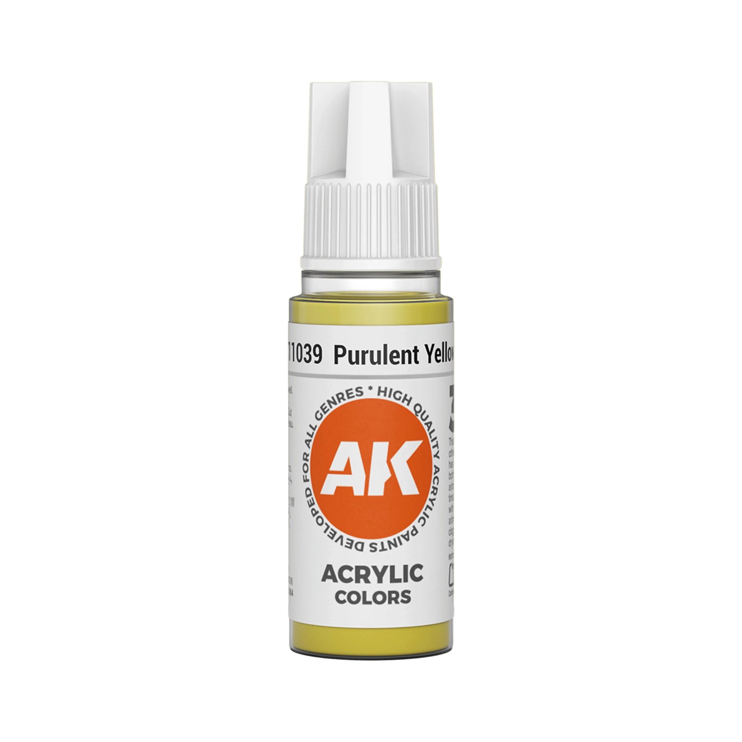 AK Interactive Standard Colors - Purulent Yellow (17ml)