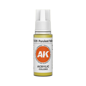 AK Interactive Standard Colors - Purulent Yellow (17ml)