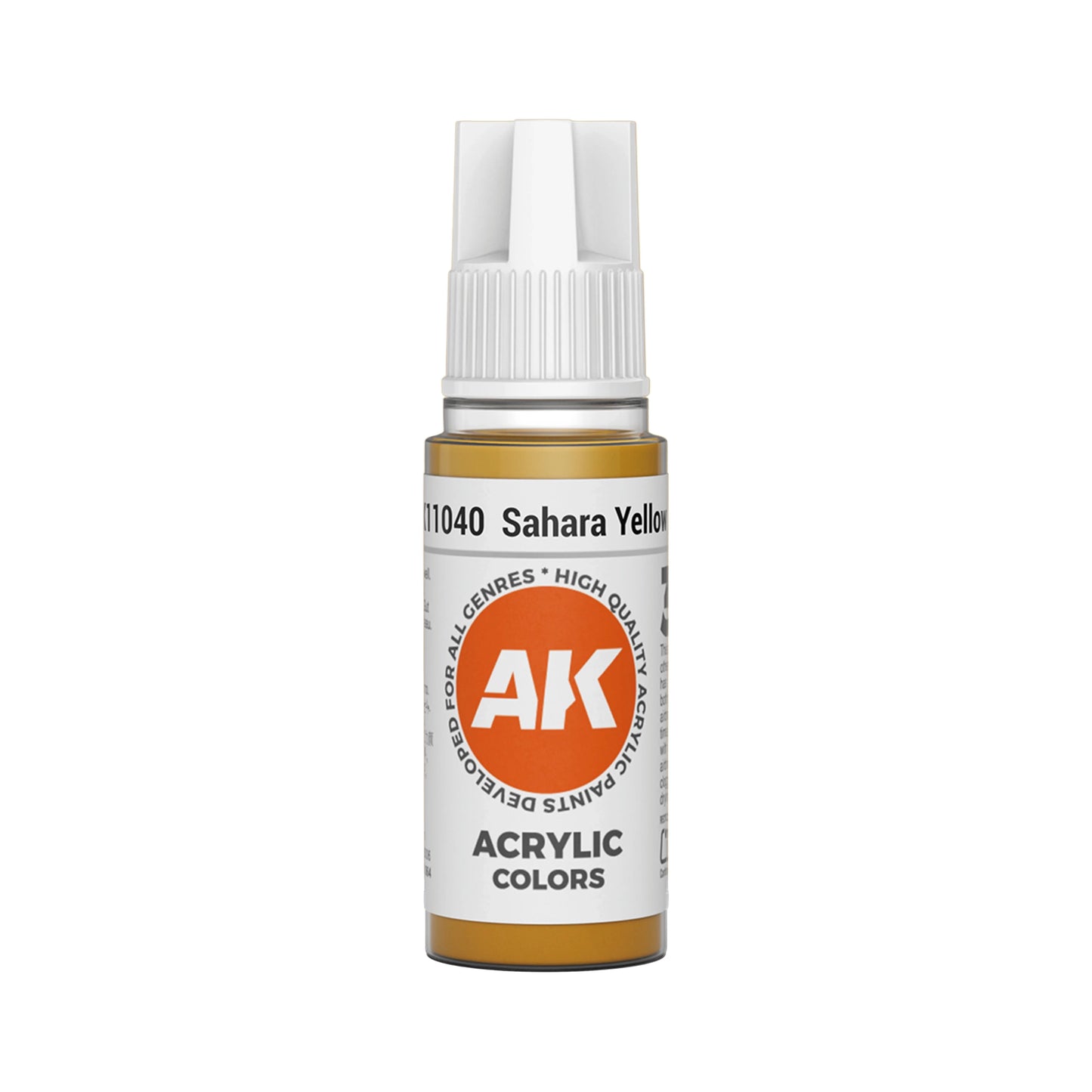 AK Interactive Standard Colors - Sahara Yellow (17ml)